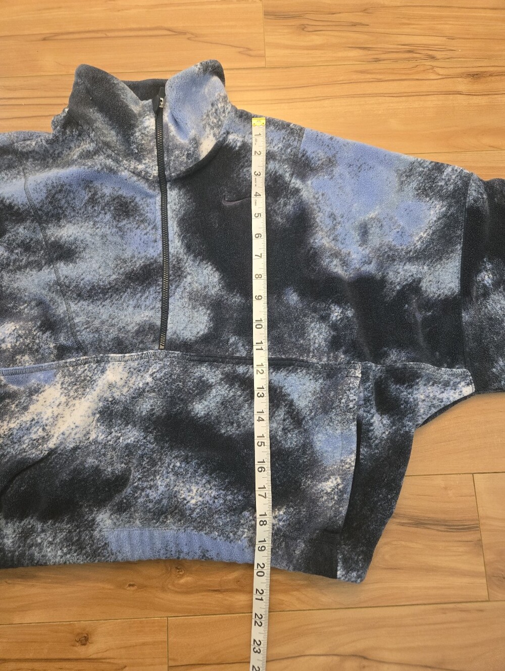 Nike One TF AOP Polar Jacket - Women's 1/4-Zip Cropped Pullover Size Small - Picture 7 of 9